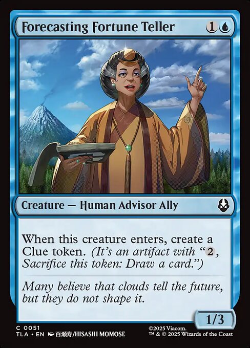 Forecasting Fortune Teller – Magic: The Gathering | Avatar: The Last Airbender (TLA-51) Magic: The Gathering card