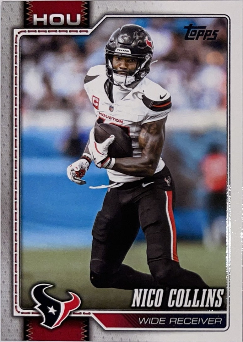 2026 Topps Football #83 Nico Collins – Near Mint – voorkant