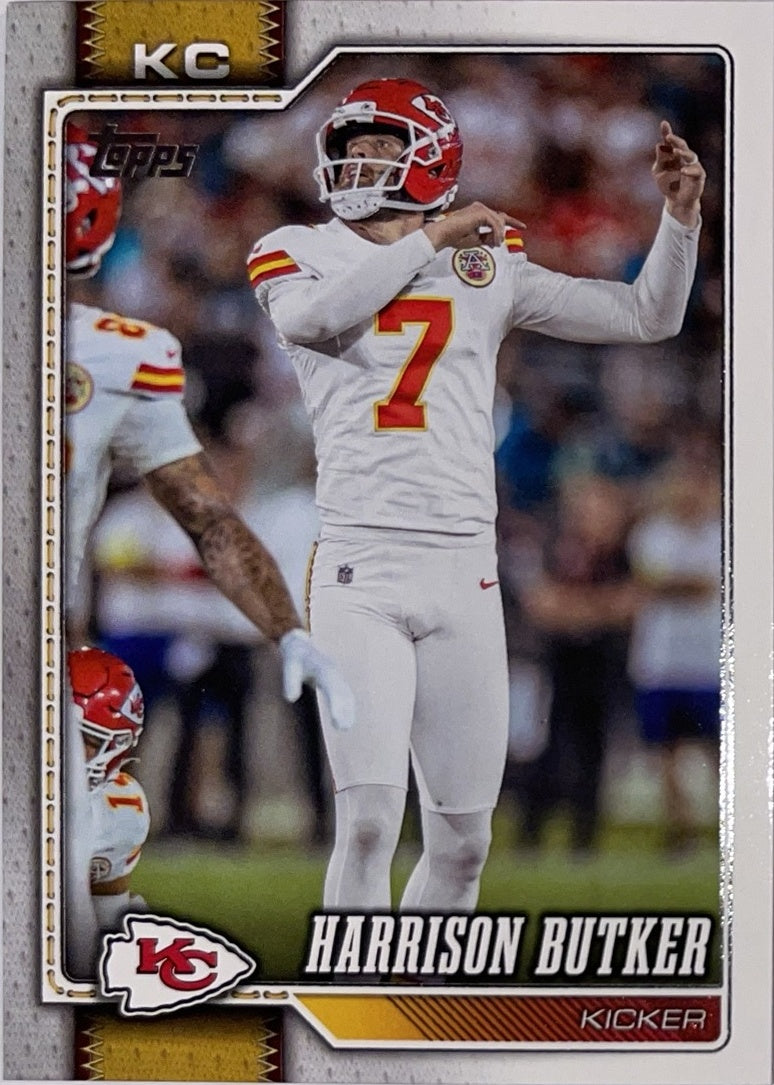 2026 Topps Football #98 Harrison Butker – Near Mint – voorkant