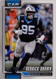 2026 Topps Football #227 Derrick Brown – voorkant | Lichcards