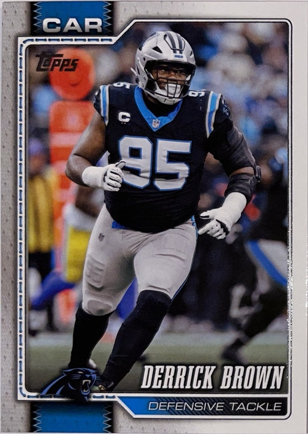 2026 Topps Football #227 Derrick Brown – Near Mint – voorkant