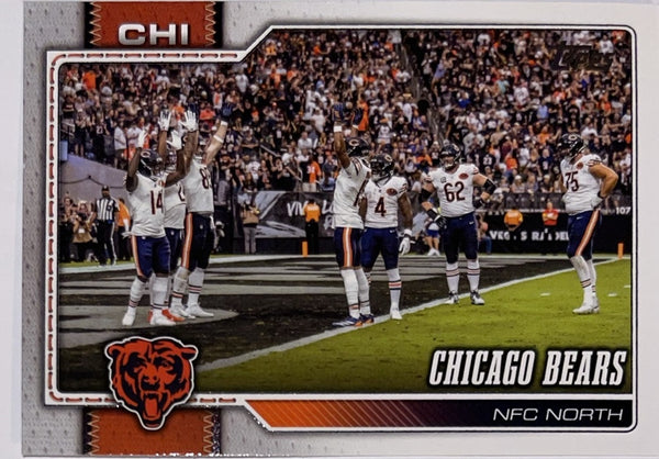 2026 Topps Football #271 Chicago Bears Team Card – Near Mint – voorkant