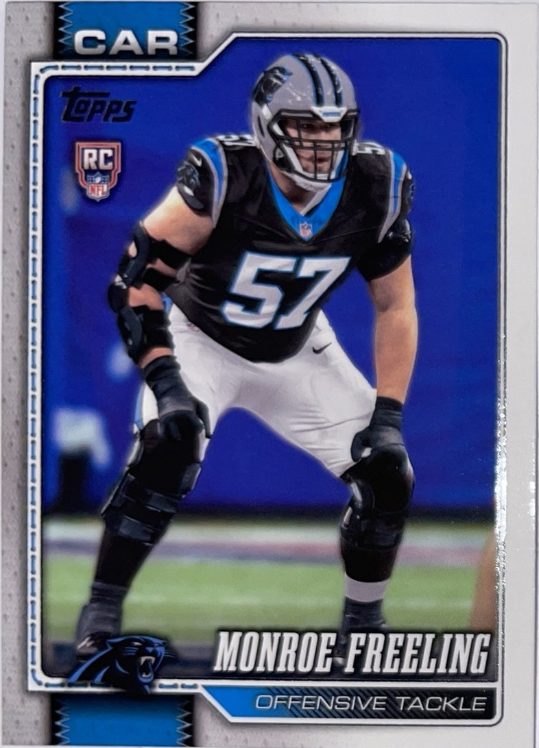 2026 Topps Football #355 Monroe Freeling RC – Near Mint – voorkant