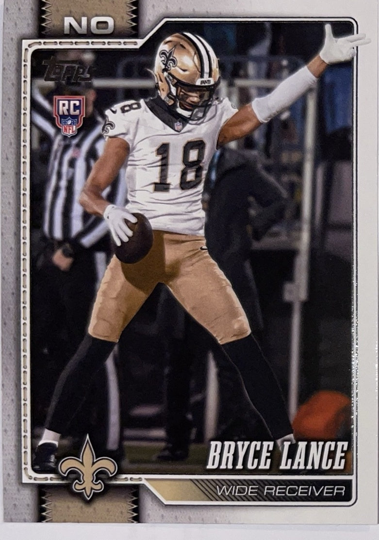 2026 Topps Football #332 Bryce Lance RC – Near Mint – voorkant