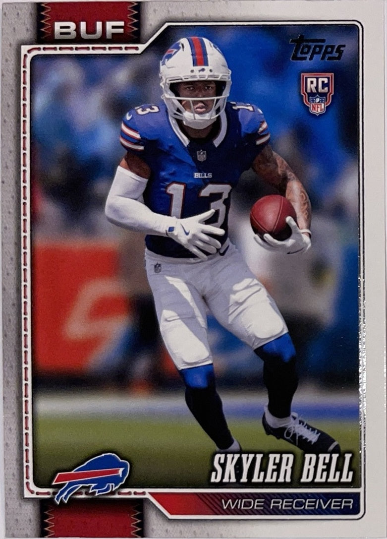 2026 Topps Football #327 Skyler Bell RC – Near Mint – voorkant