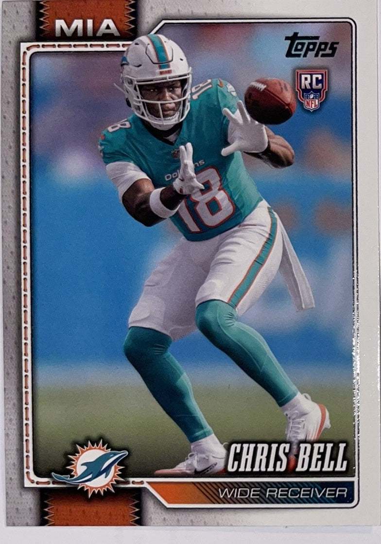 2026 Topps Football #324 Chris Bell RC – Near Mint – voorkant