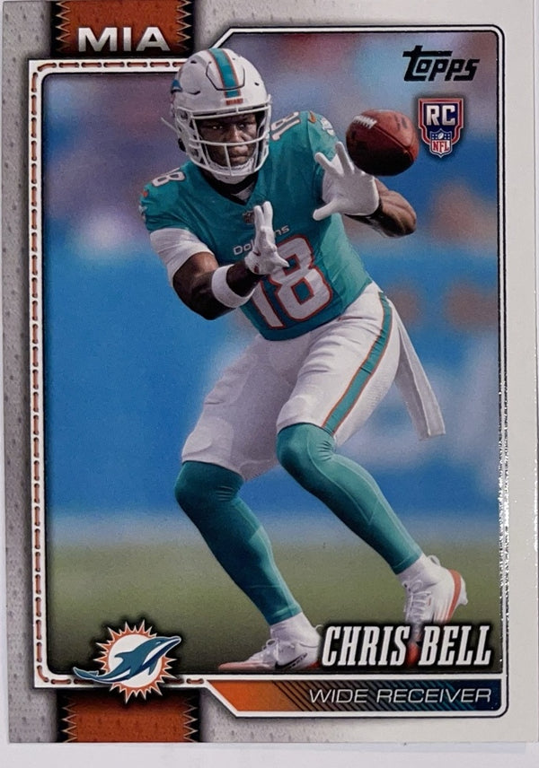 2026 Topps Football #324 Chris Bell RC – Near Mint – voorkant