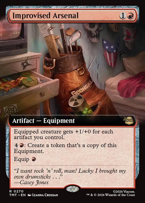 Improvised Arsenal – Teenage Mutant Ninja Turtles (TMT-270) Magic: The Gathering card | LC-REM-20260804-15675737407820-02654f5c-177d-4088-8a4d-cafa03943337