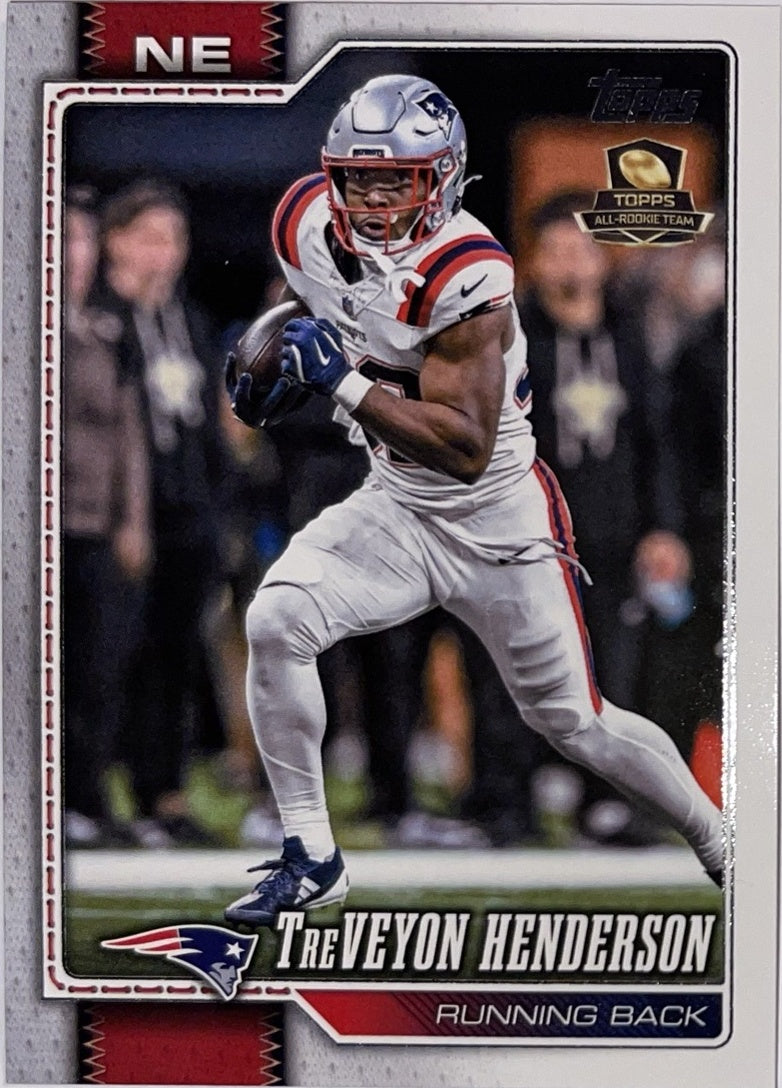 2026 Topps Football #135 TreVeyon Henderson – Near Mint – voorkant