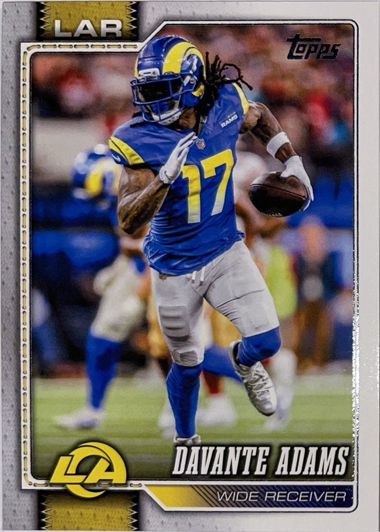2026 Topps Football #117 Davante Adams – Near Mint – voorkant