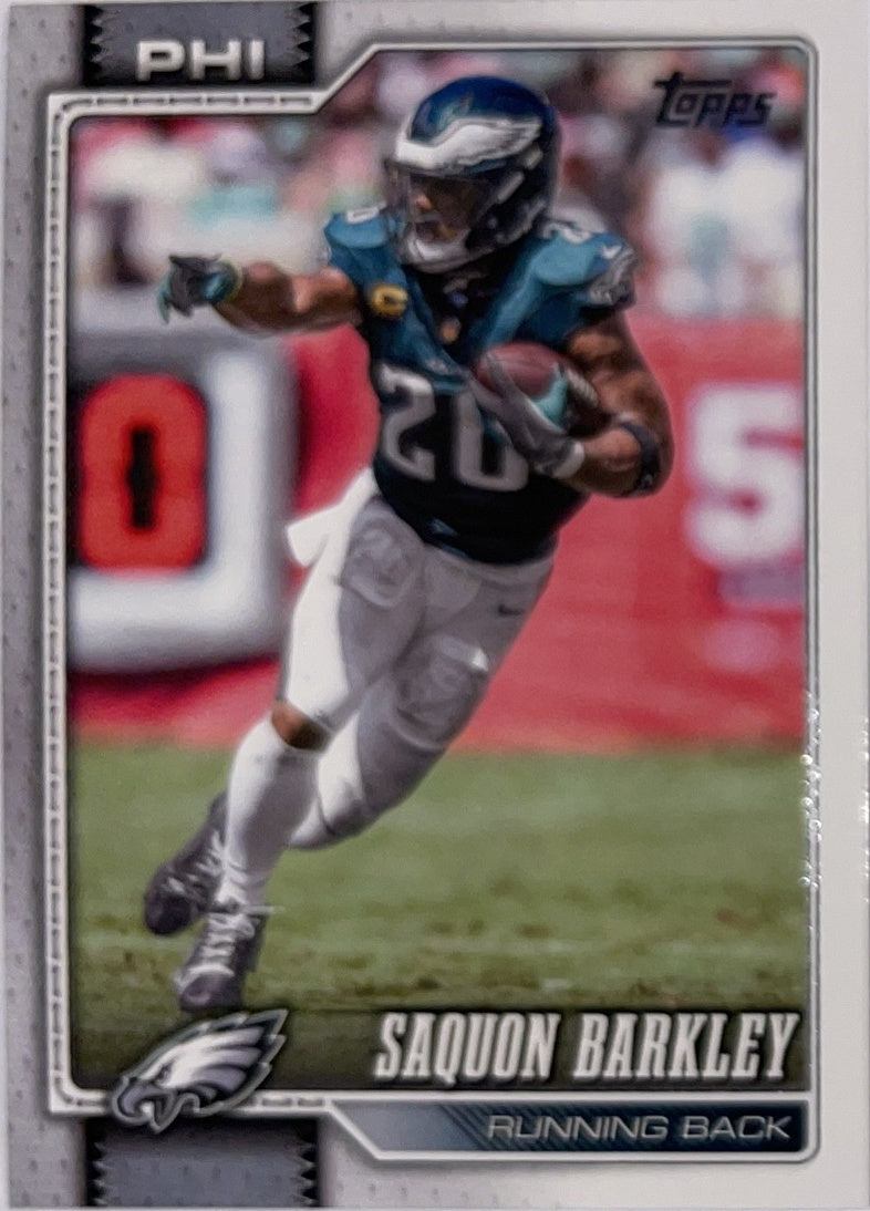 2026 Topps Football #164 Saquon Barkley – Near Mint – voorkant