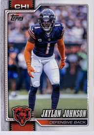 2026 Topps Football #38 Jaylon Johnson – voorkant | Lichcards