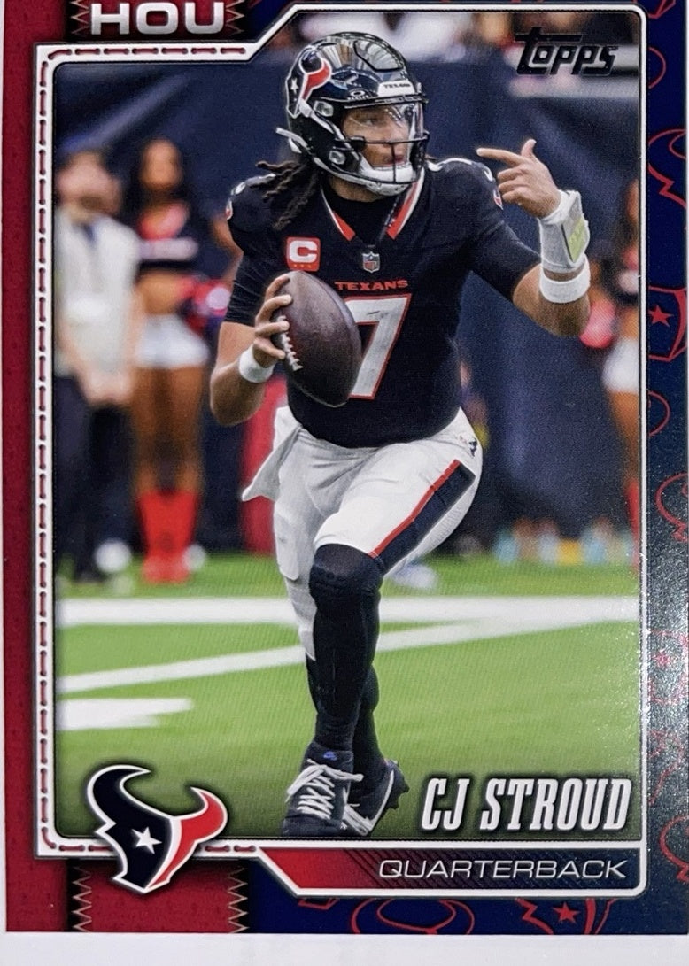 2026 Topps Football #80 CJ Stroud – Near Mint – voorkant