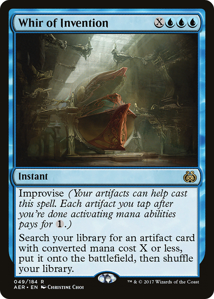 Whir of Invention – Aether Revolt 49 – Magic: The Gathering single card Main image