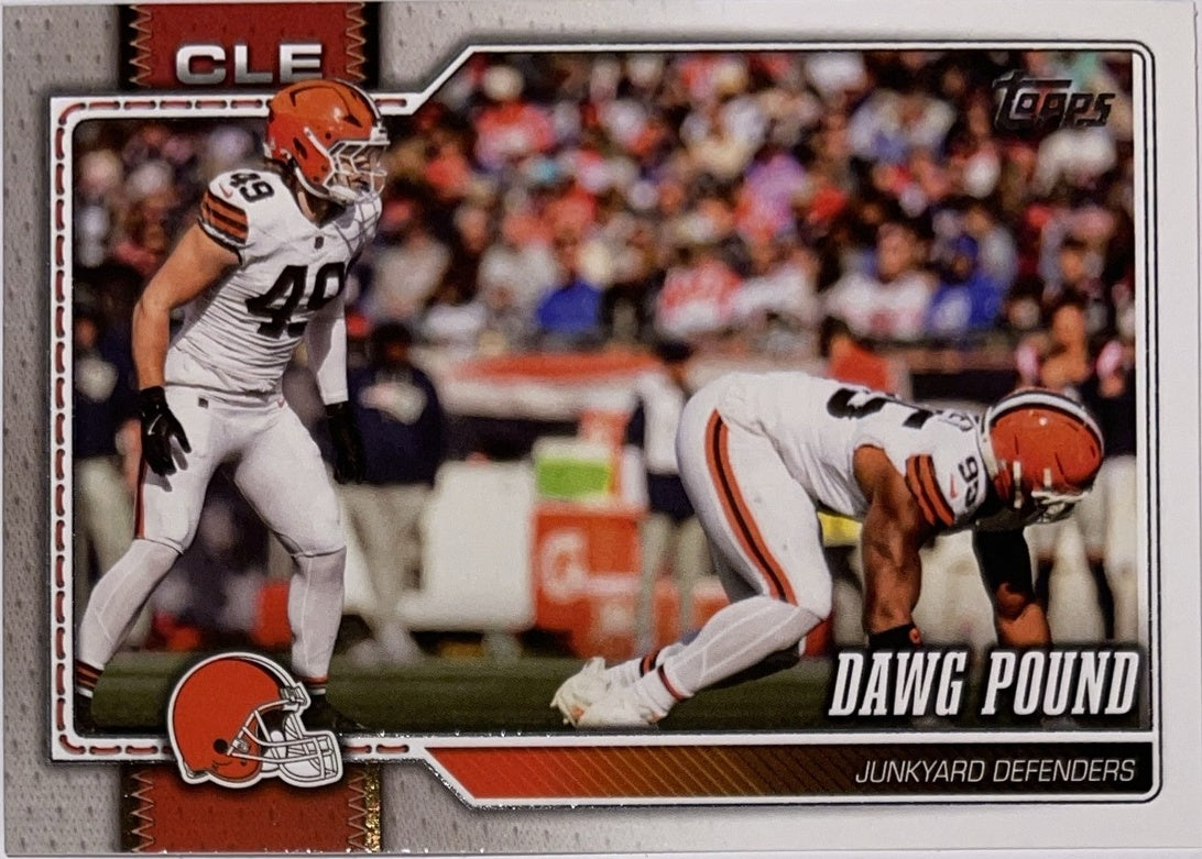 2026 Topps Football #295 Cleveland Browns Combo Card – Near Mint – voorkant
