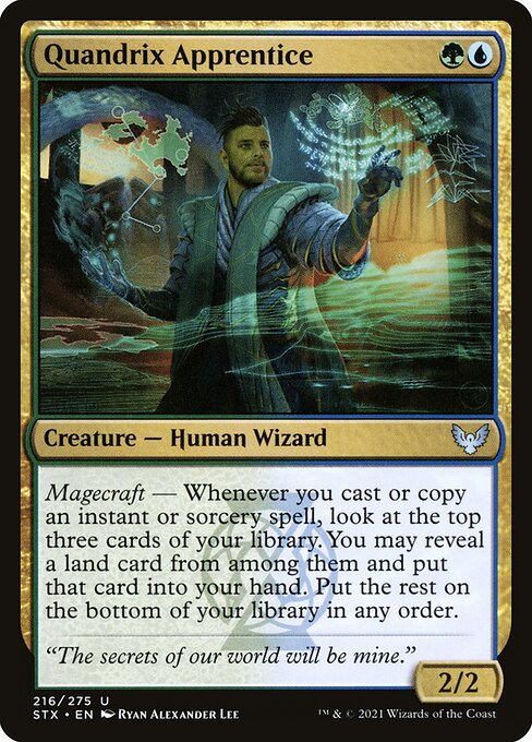 Quandrix Apprentice – Strixhaven: School of Mages (STX-216) Magic: The Gathering card | LC-REM-20260804-15765057339724-0291c909-bb87-47cb-9b06-5e409e654f15 Hauptbild