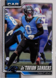 2026 Topps Football #27 Ja'Tavion Sanders – Near Mint – voorkant