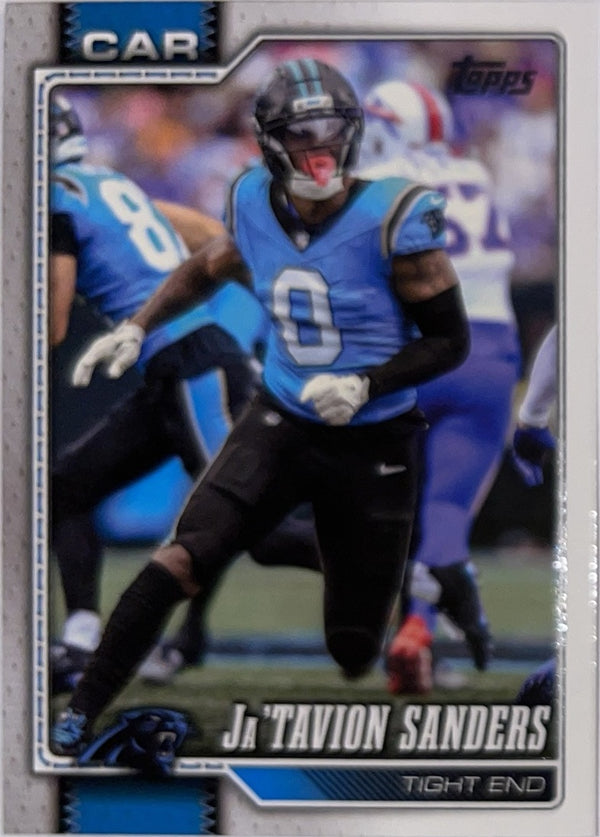 2026 Topps Football #27 Ja'Tavion Sanders – Near Mint – voorkant