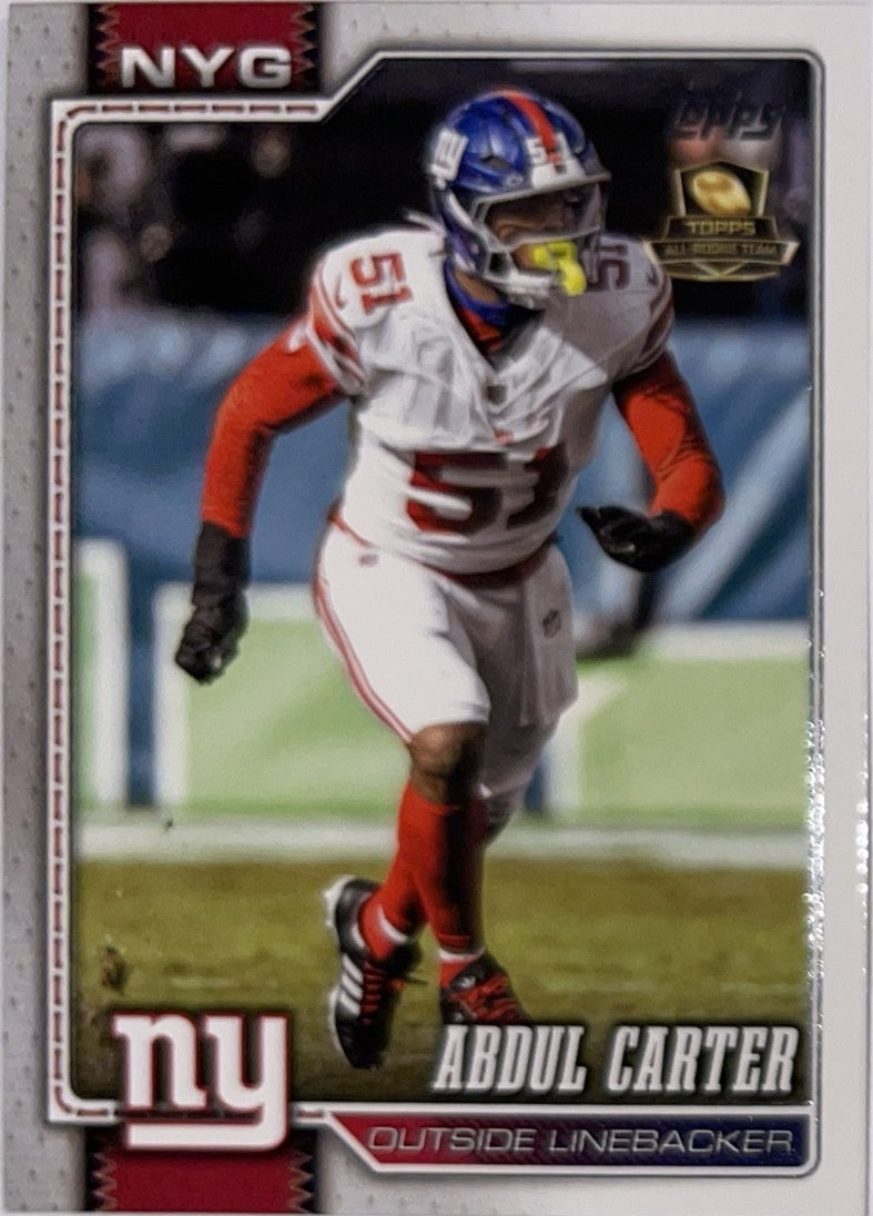 2026 Topps Football #150 Abdul Carter – Near Mint – voorkant