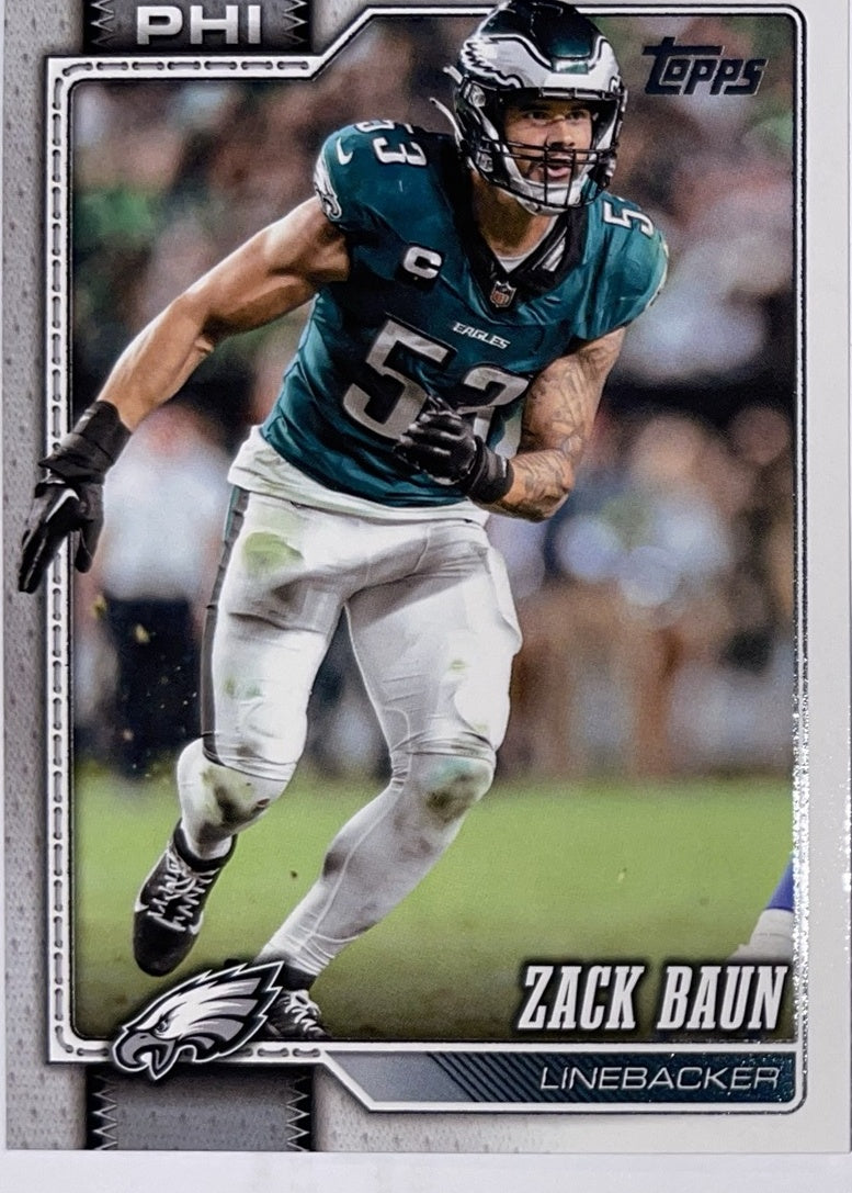2026 Topps Football #251 Zack Baun – Near Mint – voorkant
