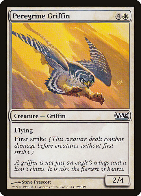 Peregrine Griffin – Magic 2012 (M12-29) Magic: The Gathering card