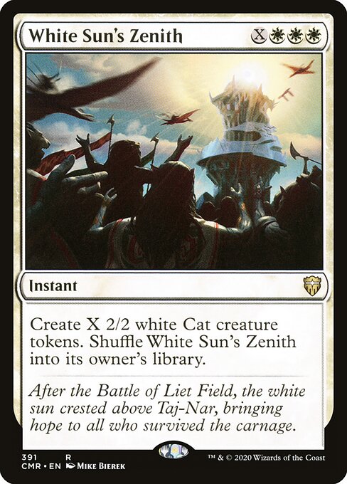 White Sun's Zenith – Commander Legends (CMR-391) Magic: The Gathering card | LC-REM-20260804-15151571534156-029e0450-ceb1-484d-8a18-e769defac428