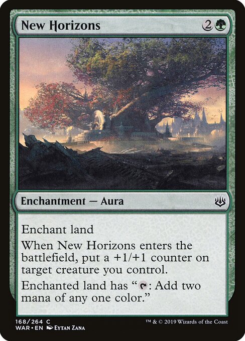 New Horizons – War of the Spark (WAR-168) Magic: The Gathering card