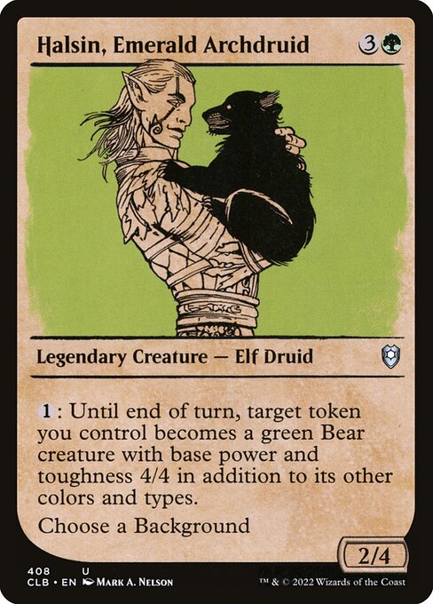 Halsin, Emerald Archdruid – Commander Legends: Battle for Baldur's Gate (CLB-408) Magic: The Gathering card | LC-REM-20260804-15711435555148-02cdc433-a41b-4f45-b40f-3618c399e196