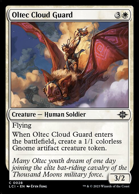 Oltec Cloud Guard – The Lost Caverns of Ixalan (LCI-28) Magic: The Gathering card