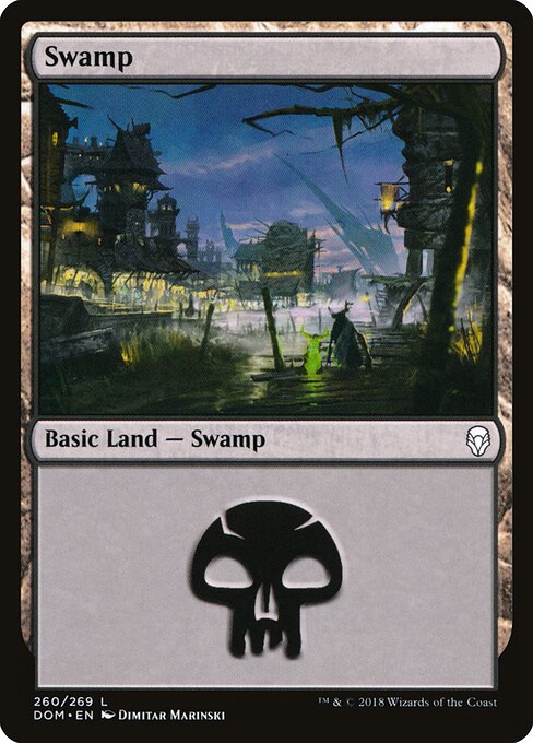 Swamp – Dominaria (DOM-260) Magic: The Gathering card | LC-REM-20260804-15765055439180-02dc1392-7701-4f3e-b5af-d8756bef6d07 Hauptbild