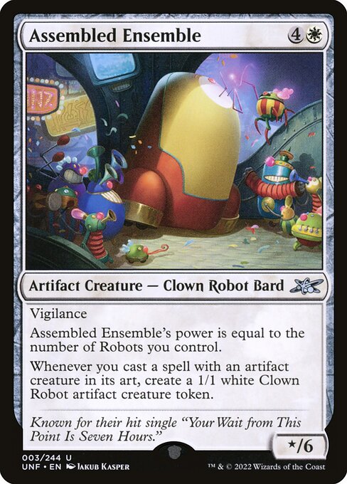 Assembled Ensemble – Unfinity (UNF-3) Magic: The Gathering card Main image