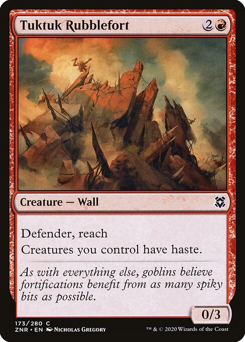 Tuktuk Rubblefort – Zendikar Rising (ZNR-173) Magic: The Gathering card | LC-REM-20260804-15151297003852-02eedf9d-e26c-405c-aee5-1b3493dc5e9b Hoofdafbeelding