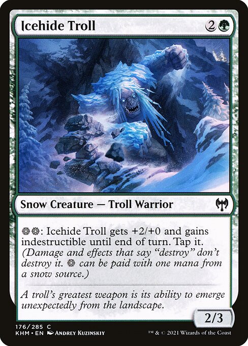Icehide Troll – Kaldheim (KHM-176) Magic: The Gathering card