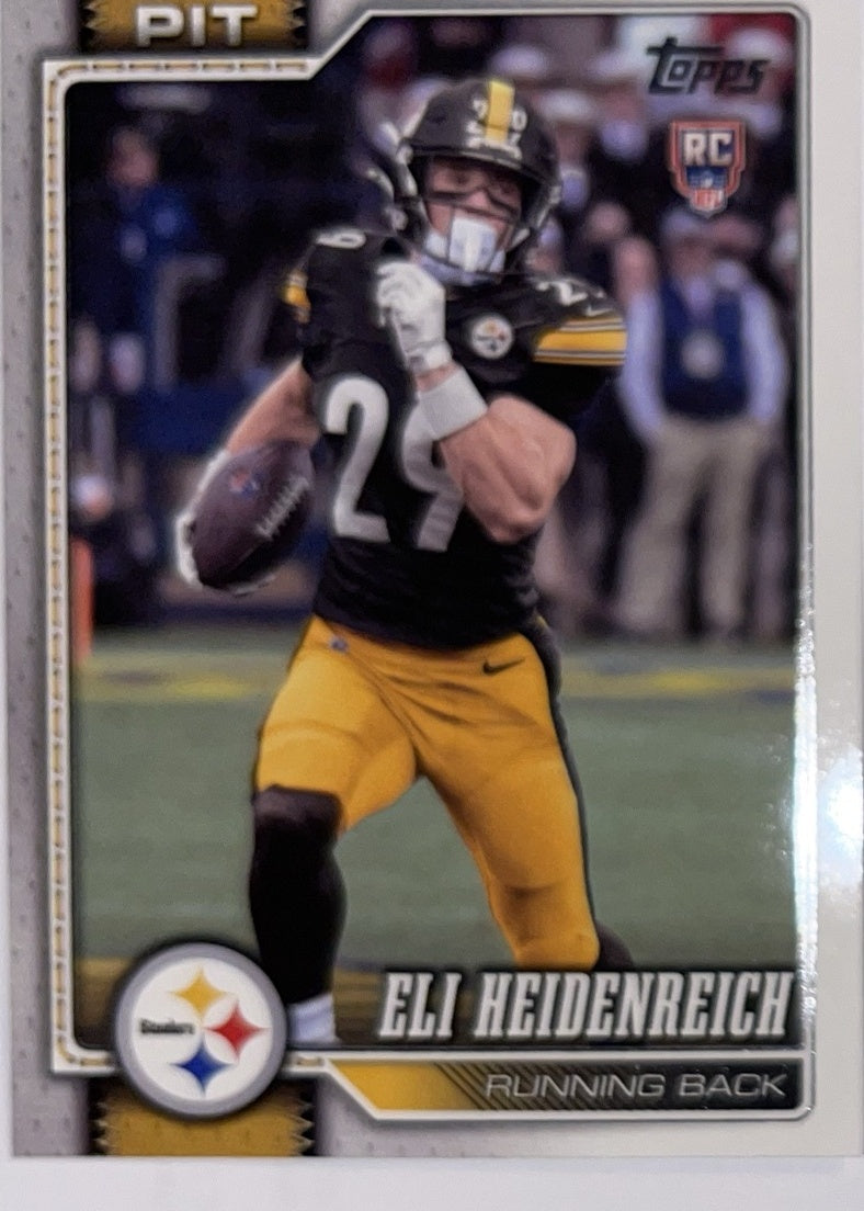 2026 Topps Football #398 Eli Heidenreich RC – Near Mint – voorkant