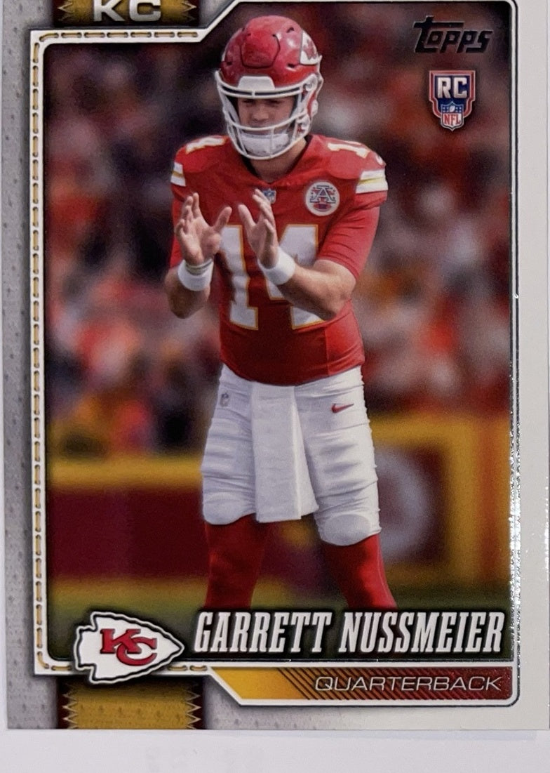 2026 Topps Football #303 Garrett Nussmeier RC – Near Mint – voorkant