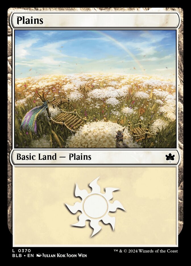 Magic-kaart Plains XBLB-370 uit Bloomburrow: Extras (Land)