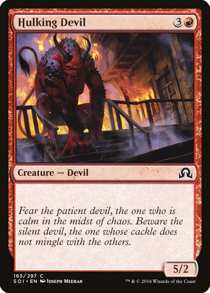 Hulking Devil - Shadows over Innistrad (Common) [SOI-165] Hauptbild