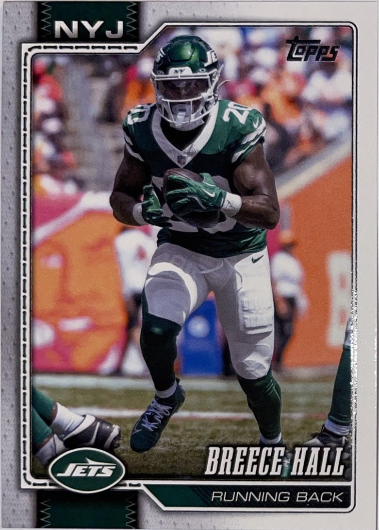 2026 Topps Football #162 Breece Hall – Near Mint – voorkant