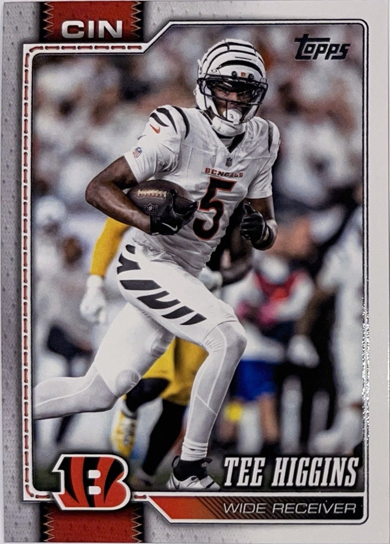 2026 Topps Football #41 Tee Higgins – Near Mint – voorkant
