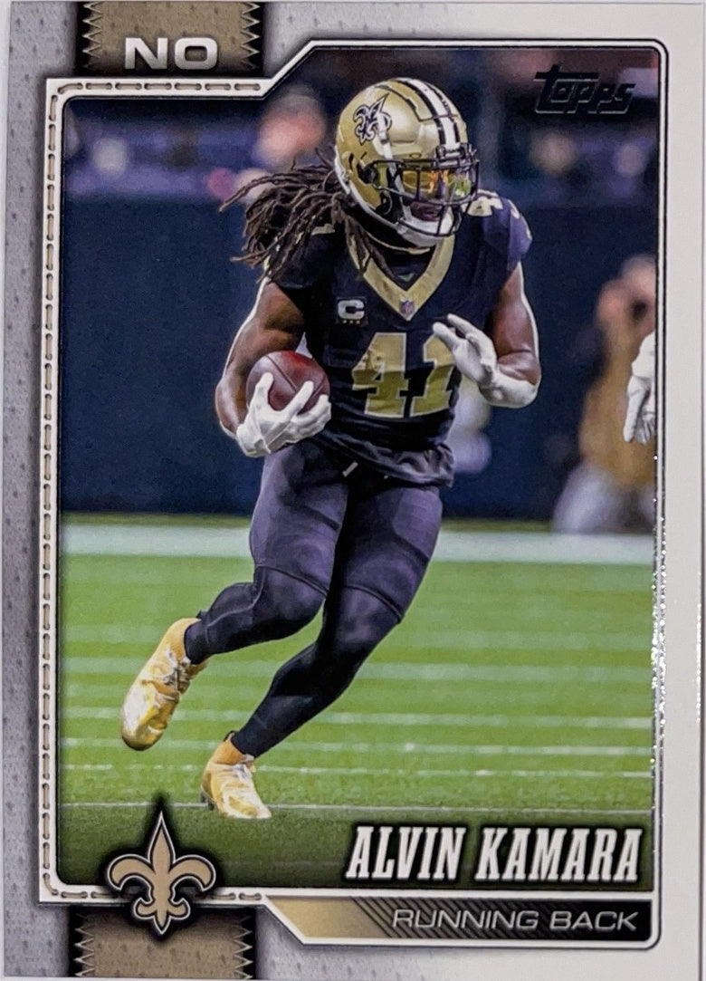 2026 Topps Football #149 Alvin Kamara – Near Mint – voorkant