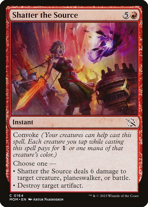 Shatter the Source – March of the Machine (MOM-164) Magic: The Gathering card