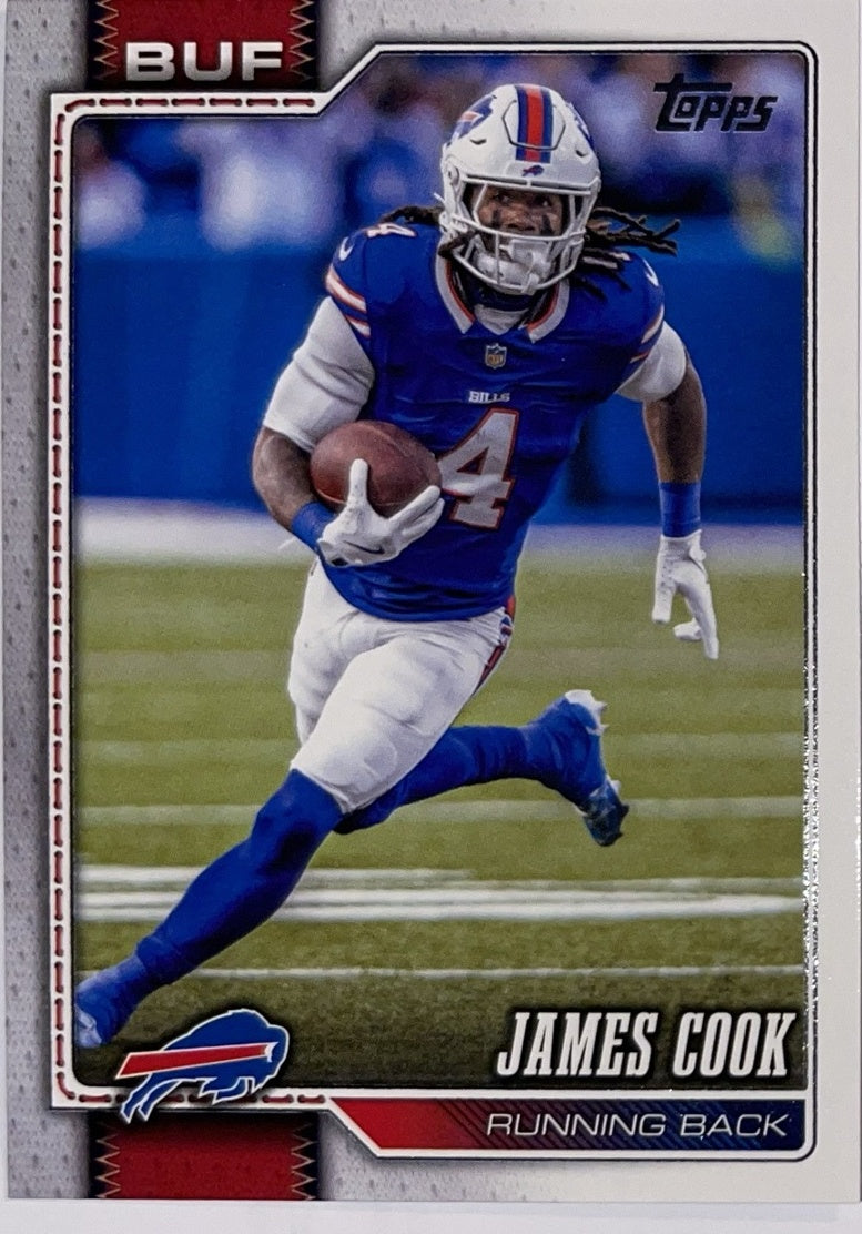 2026 Topps Football #25 James Cook – Near Mint – voorkant