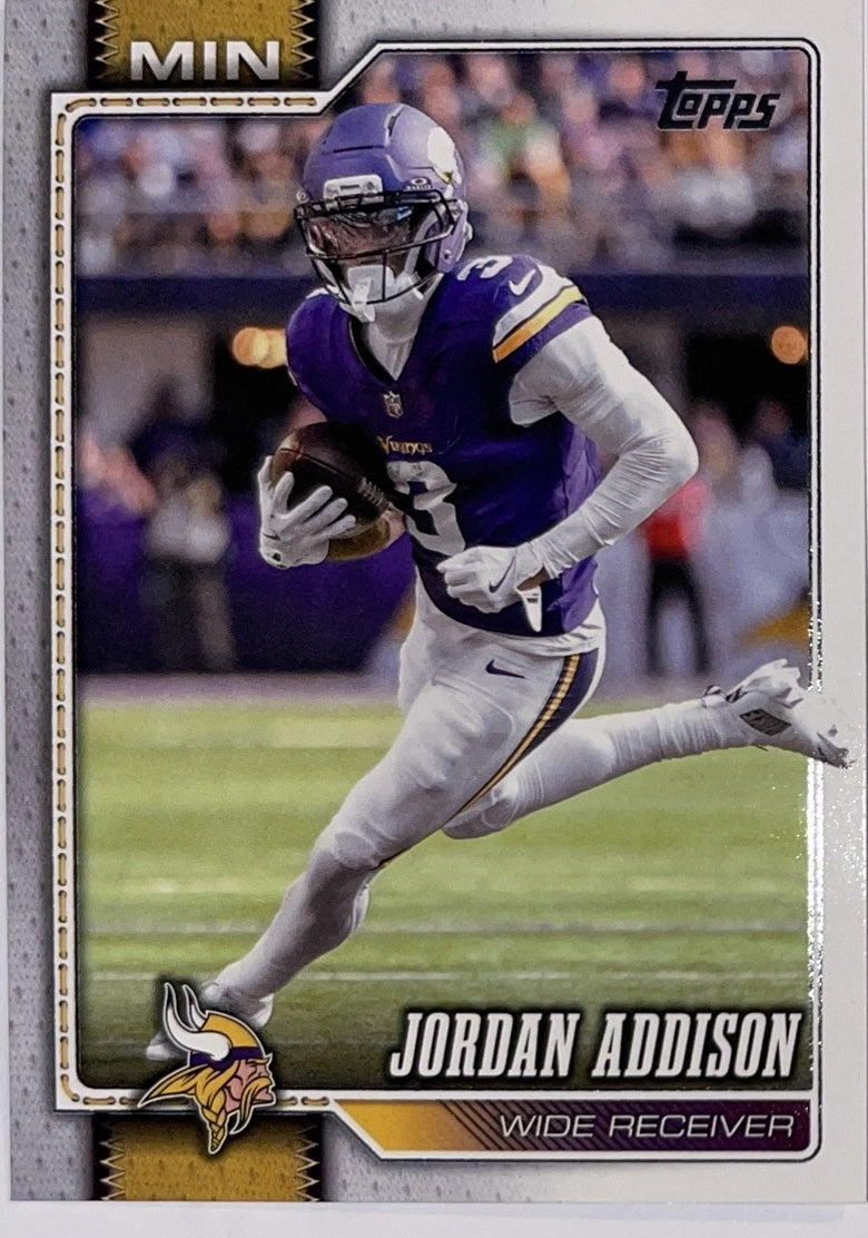 2026 Topps Football #132 Jordan Addison – Near Mint – voorkant