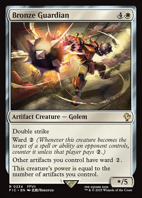 Bronze Guardian – Final Fantasy Commander (FIC-234) Magic: The Gathering card | LC-REM-20260804-15339530748236-032dc879-bf2f-4626-8aac-4d5446421923