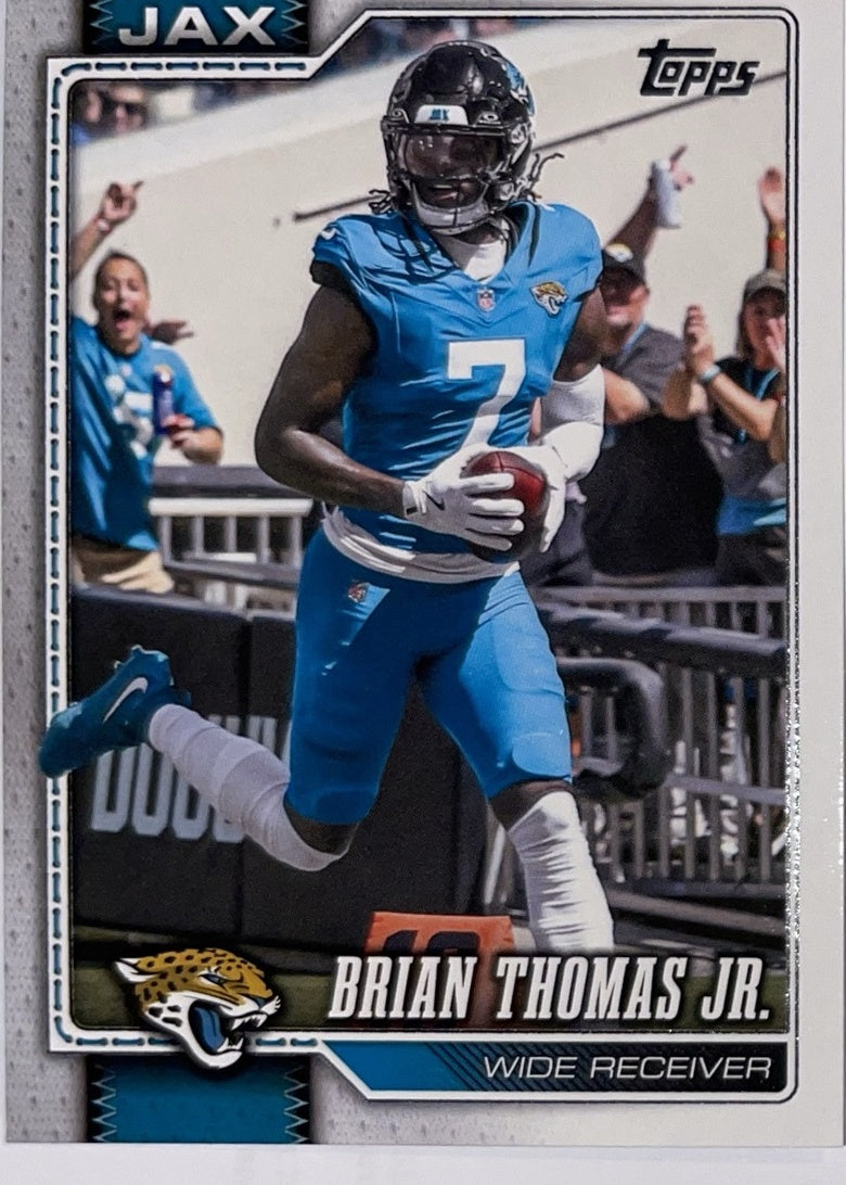 2026 Topps Football #92 Brian Thomas Jr. – Near Mint – voorkant
