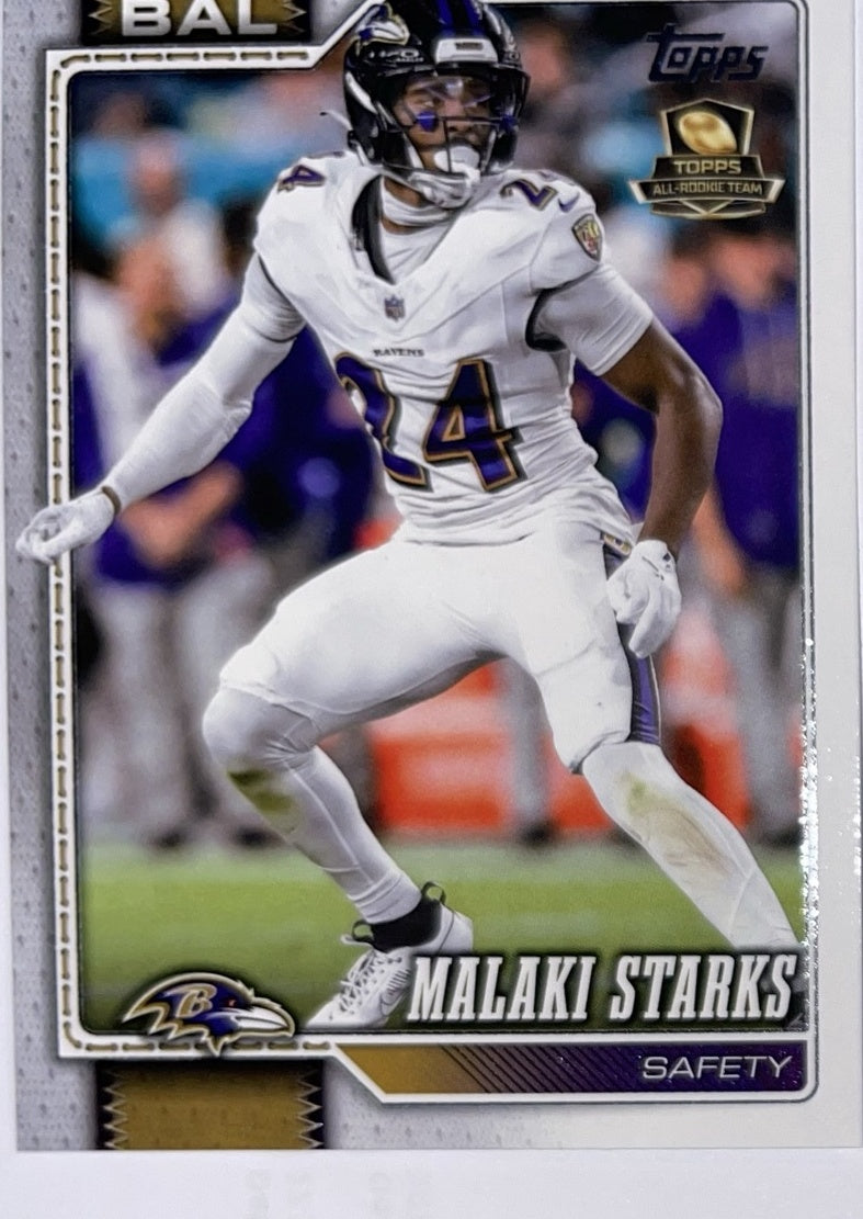 2026 Topps Football #207 Malaki Starks – Near Mint – voorkant