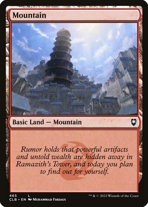 Mountain – Commander Legends: Battle for Baldur's Gate (CLB-465) Magic: The Gathering card | LC-REM-20260804-15151161409868-0333e39b-45e7-46df-908c-0748092ce8c1