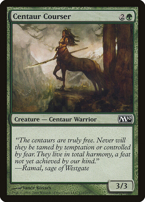 Centaur Courser – Magic 2010 (M10-172) Magic: The Gathering card