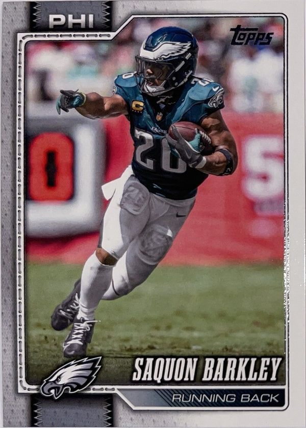2026 Topps Football #164 Saquon Barkley – Near Mint – voorkant