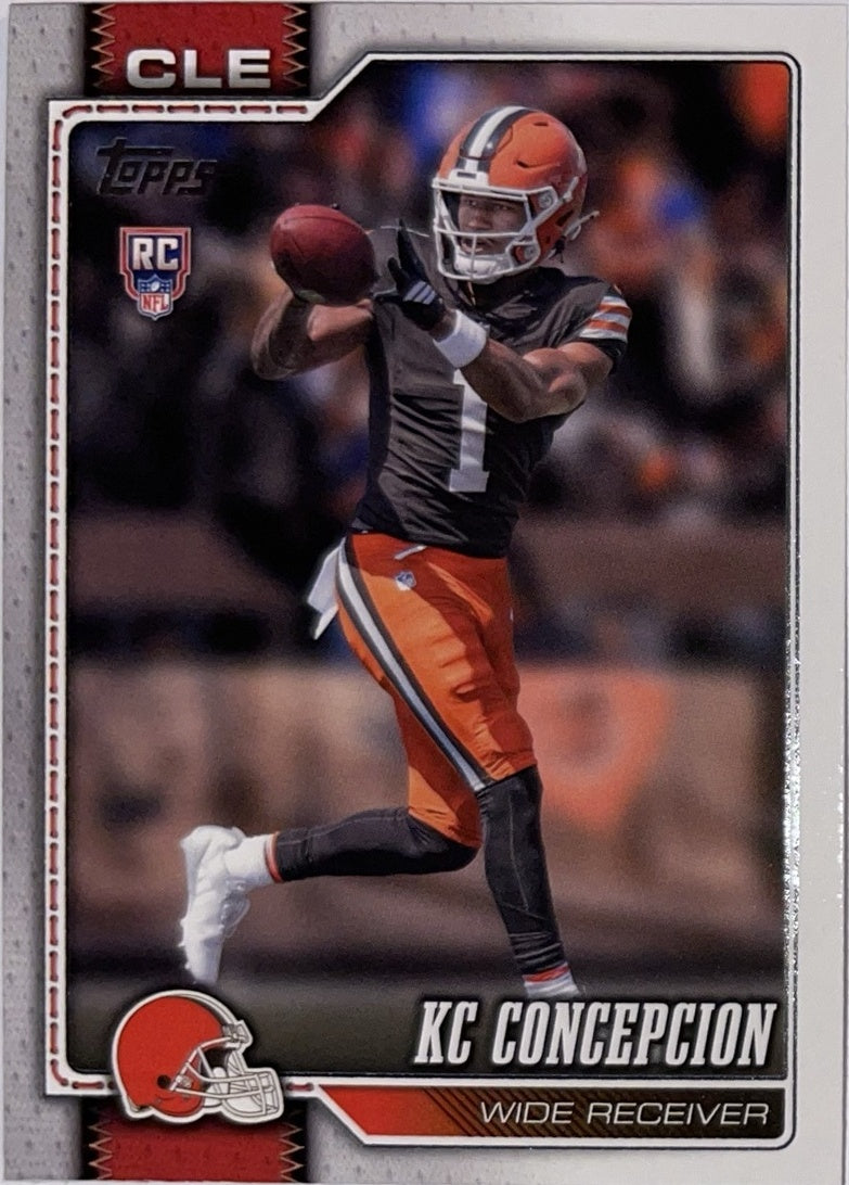 2026 Topps Football #323 KC Concepcion RC – Near Mint – voorkant